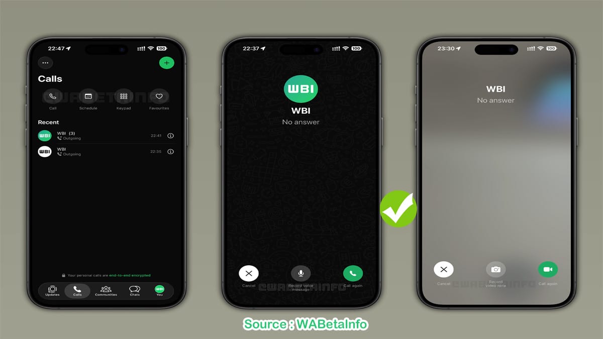 WhatsApp Missed Call Voice and Video Messages: How to Use the New Feature